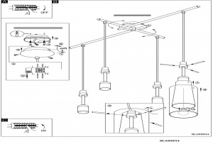 Подвесной светильник Eglo ПРОМО Pinto 89834 - 3