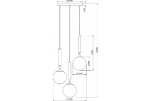 Подвесной светильник Moderli Host V2851-3P - 2