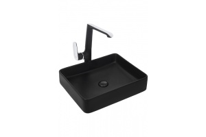 Раковина накладная Weltwasser WW Elbach 2178 MB 51 матовый черный (10000004509)