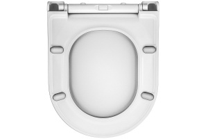Сиденье для унитаза Berges Toma белое с системой микролифт - 2