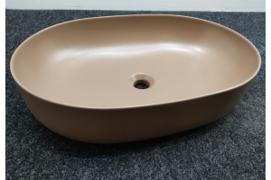 Kerasan Nolita Раковина накладная 60х40 см, без отв под смеситель, цвет Bruno matt - 2