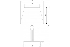 Настольная лампа декоративная Eurosvet Conso 01145/1 хром - 2