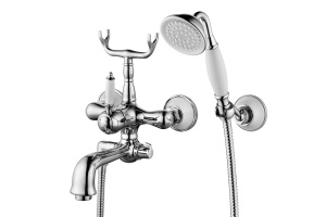 Смеситель Lemark Villa LM4812C для ванны с коротким изливом, хром