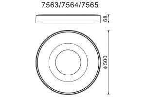 Потолочный светодиодный светильник Mantra Coin 7691 - 2