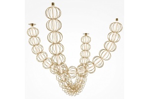 Подвесной светильник Maytoni Golden Cage MOD216PL-L42G3K