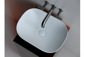 Раковина накладная Ceramica Nova Element 45.5х32.5 белая матовая - 2