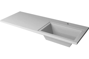 Раковина Stella Polar Мадлен 120 R на стиральную машину белый