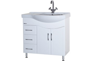 Тумба с раковиной Bellezza Коралл 85 L
