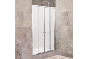 Душевая дверь BelBagno Unique 200х190 профиль хром стекло матовое