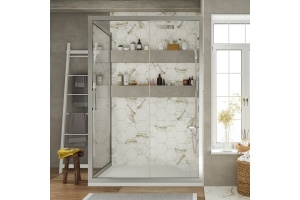 Душевой уголок STWORKI Эстерсунд DE019R80160200 160x80 см профиль хром матовый