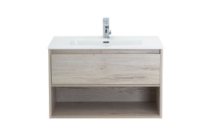 Тумба с раковиной BelBagno Kraft 80 светлое дерево