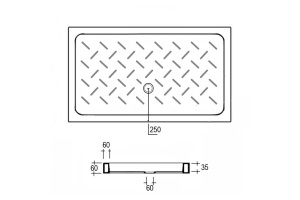 Поддон для душа RGW Ceramics CR-097 90х72х6 - 2