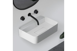 Раковина подвесная Abber Stein 50х40 белый матовый