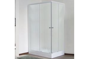 Душевой уголок Royal Bath HPD 120х80 профиль белый стекло матовое
