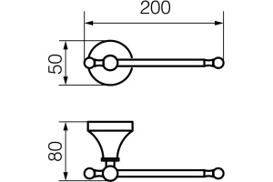 Держатель туалетной бумаги Veragio Gialetta VR.GIL-6480.BR - 3