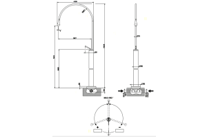 Gessi Внутренняя часть для смесителя и отдельно стоящего излива 33629.031 - 2