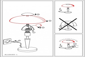 Настольная лампа декоративная Eglo ПРОМО Solo 1 87254 - 3