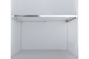 Душевая дверь в нишу Vincea Lugano VDS-1L120CL-1 120 см, профиль хром - 3