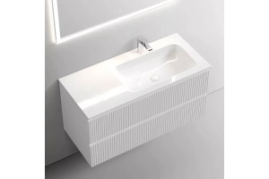 Тумба под раковину Sancos Snob T правая 99х44 белая - 2