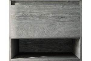 Мебель для ванной STWORKI Карлстад 60 дуб рошелье, роверелла, с отверстием под смеситель в столешнице - 3