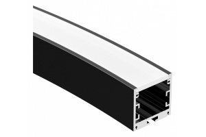 Профиль Arlight SL-ARC-3535-D1500-A90 BLACK (1180мм, дуга 1 из 4) 025514