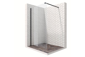 Душевая перегородка Ambassador Walk-in 15031111 110х200 см, профиль черный