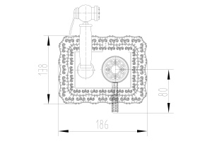 Жасмин Смеситель с гигиеническим душем, встраиваемый, черная бронза LM6619ORB - 2