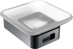 Мыльница настольная Boheme Q черная