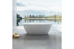 Ванна из искусственного камня Vincea 170х72 белый матовый