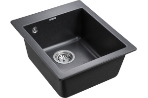 Мойка кухонная Paulmark Leer PM104249-BL черный - 2