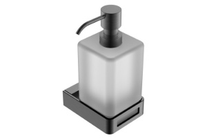 Дозатор для жидкого мыла Boheme Q shine gun metall (10957-SGM)