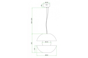 Подвесной светильник Maytoni Rebel MOD322PL-L6B3K - 3