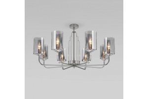 Люстра на штанге Eurosvet Defi 60138/8 сатин-никель
