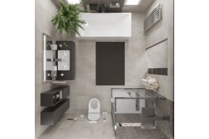 Поддон для душа STWORKI Эстерсунд 120x90 белый камень, с сифоном - 3