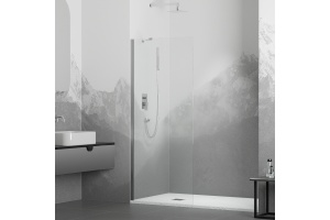 Душевая перегородка RGW Walk In WA-102 100х195 профиль хром стекло прозрачное