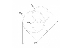 Светильник на штанге Escada Contour 10213/2LED BL White - 3