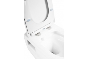 Чаша для подвесного унитаза Belbagno Loto белый, без сиденья (BB070CHR/SC) - 3