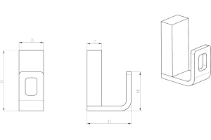 Крючок Boheme Q 10946-B Black - 2