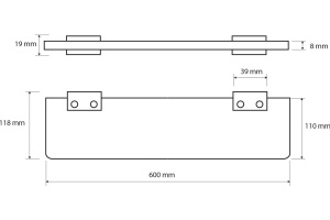 Полка Bemeta Via (135002242) - 2