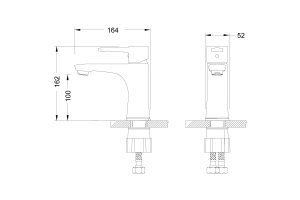 Смеситель Lemark Evitta LM0506C для раковины - 2