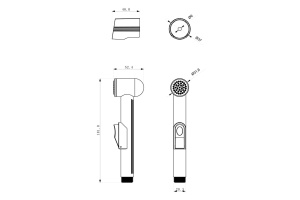 Гигиенический душ Lemark  (LM8059C) - 2