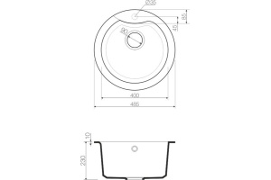 Мойка кухонная Omoikiri Yasugata 48R-PL платина - 3