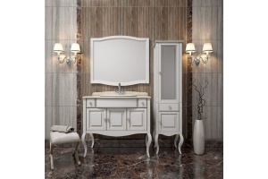 Зеркало Opadiris Лаура 120 белое матовое - 2