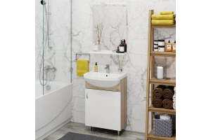 Комплект мебели Onika Эко 52  белый - светлое дерево - 2