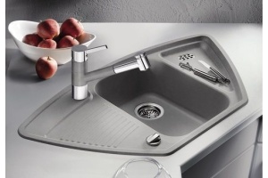 Смеситель для кухонной мойки Blanco Tivo серый, хром (517611) - 2