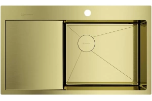 Мойка кухонная Omoikiri Akisame светлое золото (4997046)