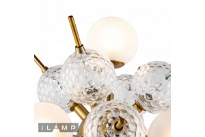 Настольная лампа декоративная iLamp Rockfeller 100T-5 MBR - 3