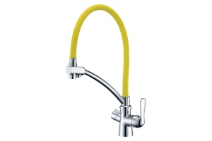 Смеситель Lemark Comfort LM3070C-Yellow для кухонной мойки