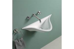 Раковина подвесная WeltWasser WW AISBACH 78205 GL-WT 57.5 белый (10000008696) - 2