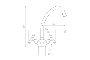 Смеситель Lemark Promotion LM6050C для кухонной мойки - 2